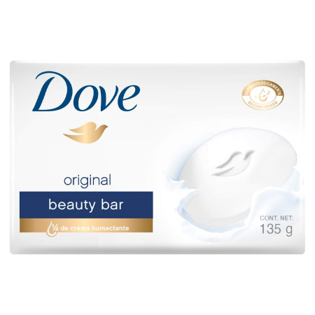JABON TOCADOR DOVE BLANCO 135GR.