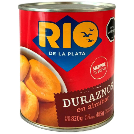 DURAZNO EN ALMIBAR RIO DE LA PLATA 800G