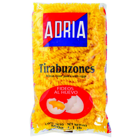 FIDEOS AL HUEVO ADRIA TIRABUZON 500 GR