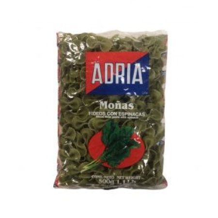 FIDEOS ESPINACA ADRIA MOÑA 500GR