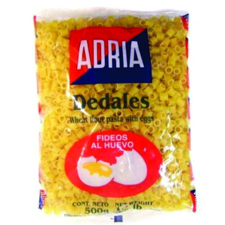 FIDEOS AL HUEVO ADRIA DEDALES 500GR