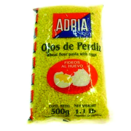 FIDEOS AL HUEVO ADRIA OJO PERDIZ 500 GR