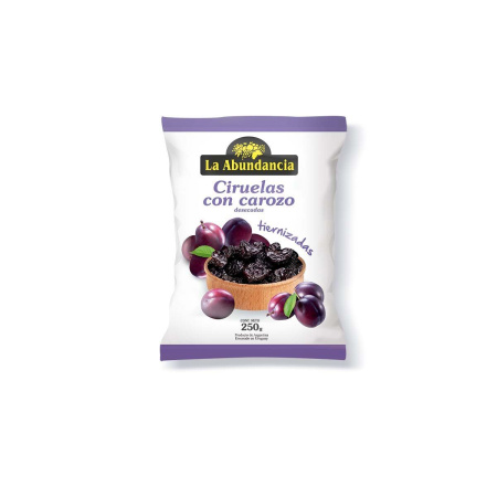 CIRUELAS CON CAROZO LA ABUNDANCIA 250GR