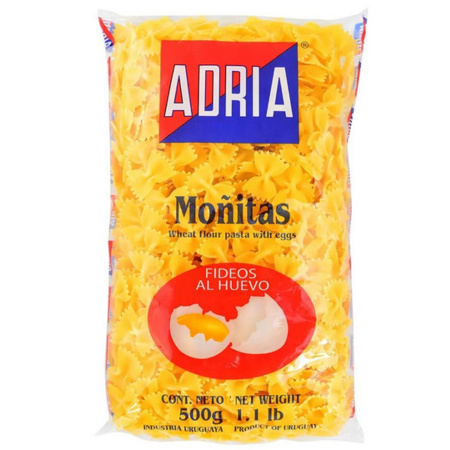 FIDEOS SEMOLA ADRIA MOÑITAS 1 KG