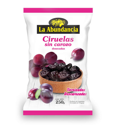CIRUELAS SIN CAROZO LA ABUNDANCIA 250GR