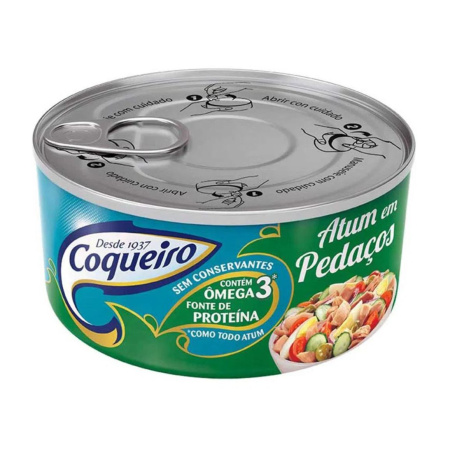ATUN AL ACEITE EN TROZOS COQUEIRO 170GR.