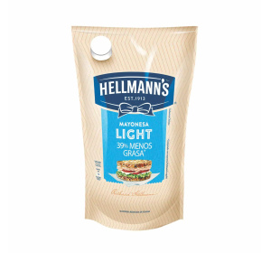 MAYONESA HELLMANNS LIGHT POUCH 500GR.