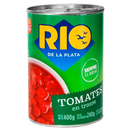 TOMATE EN TROZOS RIO DE LA PLATA 400GR