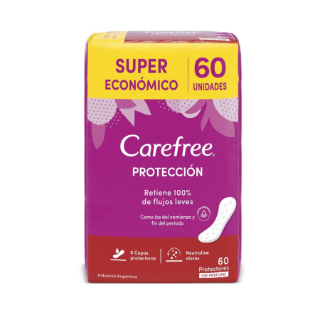 PROTECTORES CAREFREE LARGO X 60
