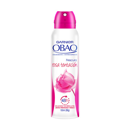 DESODORANTE OBAO SPRAY TENTACION ROSA