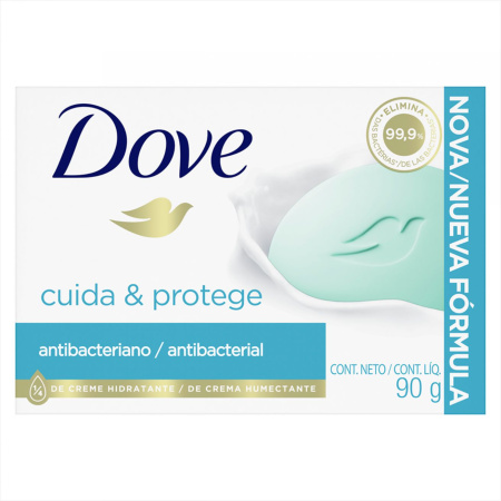 JABON TOCADOR DOVE C.PROTECCION ANTIBACTERIAL 90G