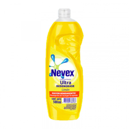 DETERGENTE NEVEX ULTRA ANTIGRASA LIMON 500ML