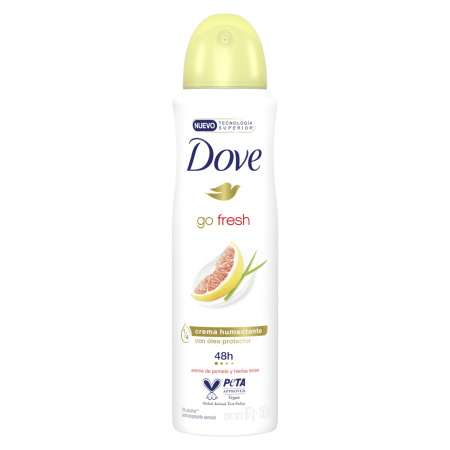 DESODORANTE DOVE AERO AP F/POMELO LIMON 89G.