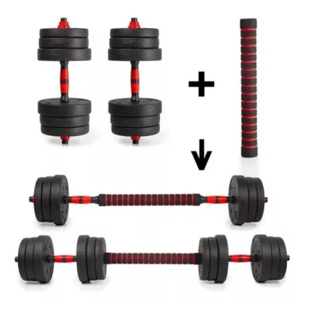 SET DE MANCUERNAS+ DISCO 25KG