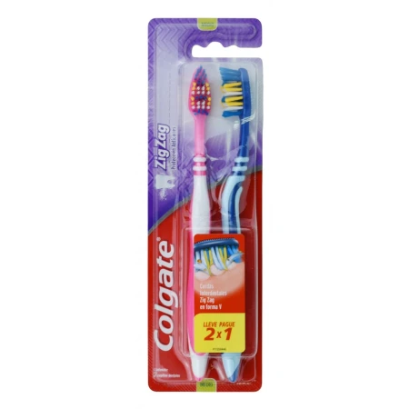 CEPILLO DENTAL COLGATE ZIG-ZAG PLUS 2X1