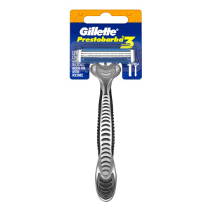 MAQUINA DE AFEITAR PRESTOBARBA 3 HOJAS X1
