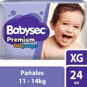 PAÑAL BABYSEC PREMIUM HIPER PACK XG x 24