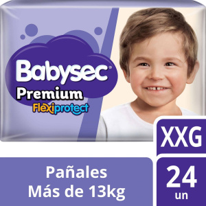 PAÑAL BABYSEC PREMIUM HIPER PACK XXG x 24