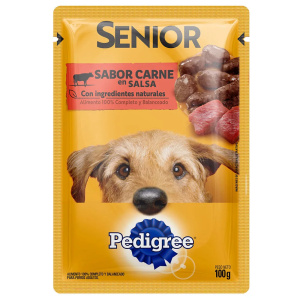 ALIMENTO P/PERRO PEDIGREE ADULTO +7 AÑOS 100GR