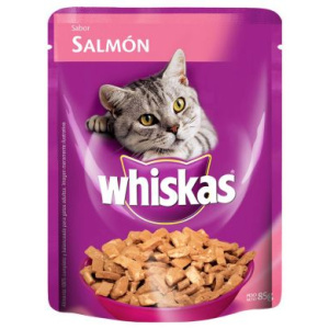 ALIMENTO P/GATO WHISKAS SALMON 85GR