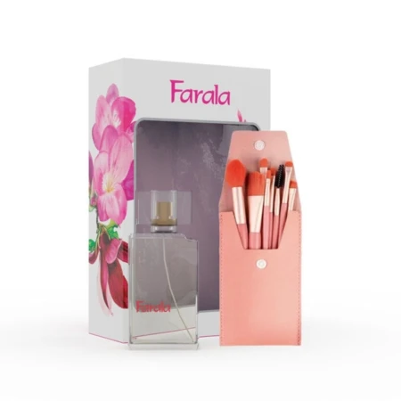 COFRE FARALA - PERFUME 50 ml + SET DE BROCHAS