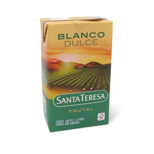 VINO SANTA TERESA BLANCO DULCE FRUTAL 1 LT