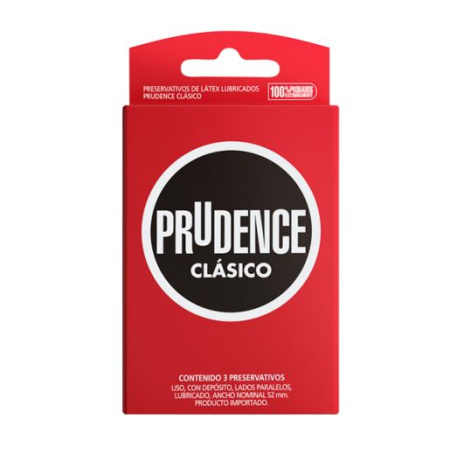 PRESERVATIVO PRUDENCE CLASICO X3