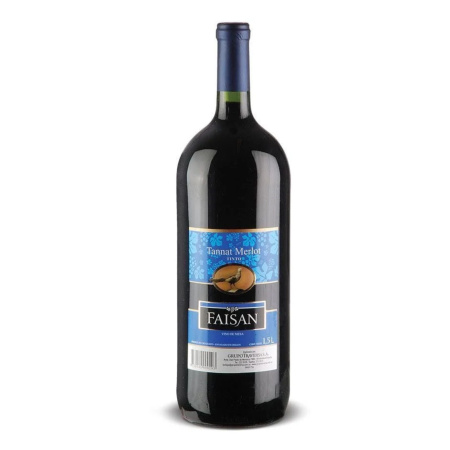 VINO FAISAN TINTO TANNAT MERLOT 1.5 LT
