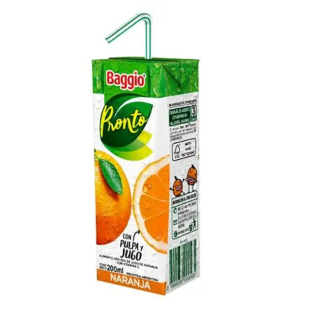 JUGO BAGGIO NARANJA 200 ML