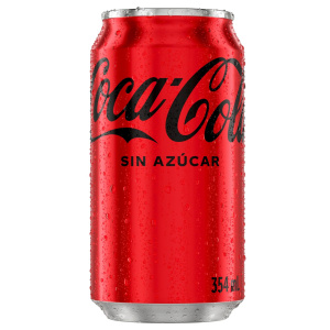 COCA COLA LATA 357 ML S/AZUCAR