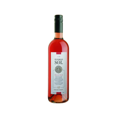 VINO PUEBLO DEL SOL MERLOT ROSE 750 ML