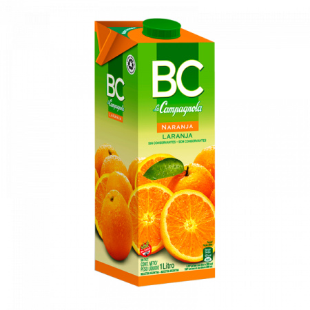 JUGO BC NARANJA 1 LT