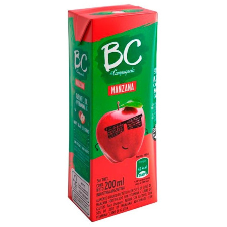 JUGO BC MANZANA 200 ML