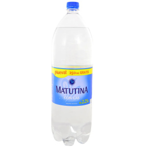 AGUA MATUTINA 2.25 LT C/GAS