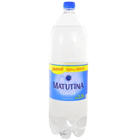 AGUA MATUTINA 2.25 LT C/GAS