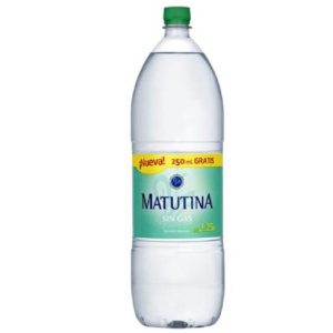 AGUA MATUTINA S/GAS 2.25 LT.