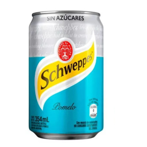 SCHWEPPES POMELO LATA 354 ML S/AZUCAR