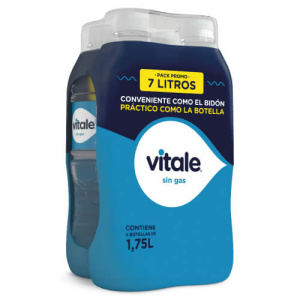 AGUA VITALE PACK X 4 1.750 LT S/GAS