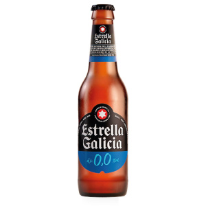 CERVEZA ESTRELLA GALICIA 0.0 % ALCOHOL 250 ML