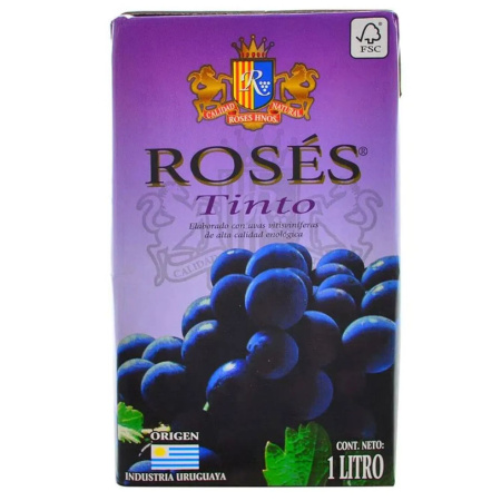 VINO ROSES TINTO 1 LT.
