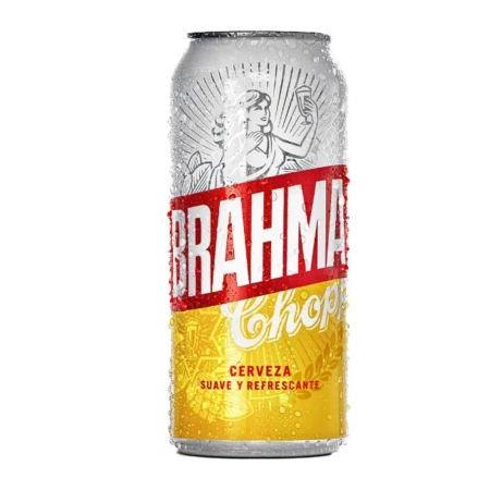CERVEZA BRAHMA LATA 473 ML.