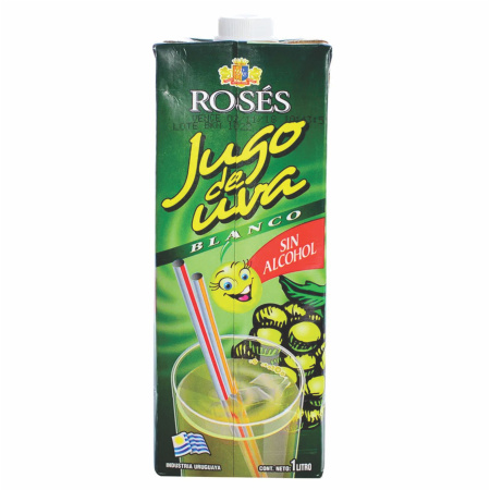 JUGO DE UVA BLANCO ROSES TETRA 1 LT