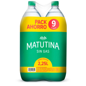 AGUA MATUTINA PACK 4X3 2.25 LT S/GAS