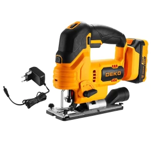 SIERRA CALADORA DEKO 20 V. CON CARGADOR Y BATERÍA