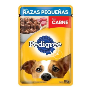 ALIMENTO P/PERRO ADULTO PEDIGREE - RAZA PEQUEÑA - CARNE 100GR