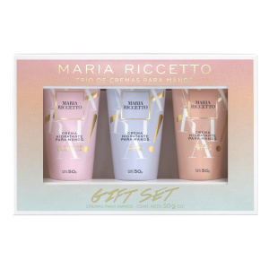 ESTUCHE MARÍA RICCETTO - TRÍO DE CREMAS PARA MANOS