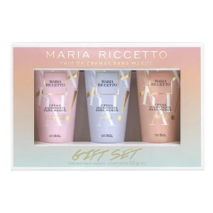 ESTUCHE MARÍA RICCETTO - TRÍO DE CREMAS PARA MANOS