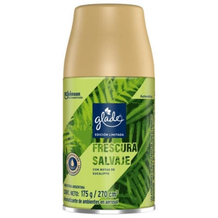 DESODORANTE GLADE FRESCURA SALVAJE 170 GR REPUESTO
