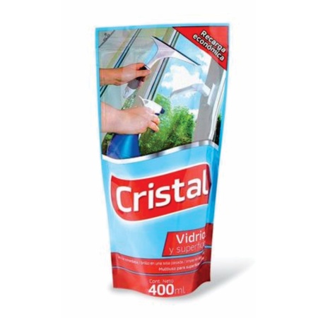 LIMPIADOR CRISTAL VIDRIOS DOY PAK 400 ML