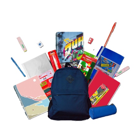 PACK LICEAL CON MOCHILA y CARTUCHERA